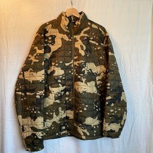 The North Face camuflaje winter jacket